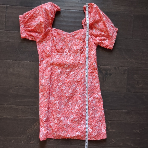 Anthropologie Forever That Girl Puff Sleeve Floral Print Mini Dress - Picture 14 of 14